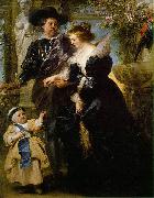 Peter Paul Rubens Rubens, his wife Helena Fourment, and their son Peter Paul oil painting picture wholesale